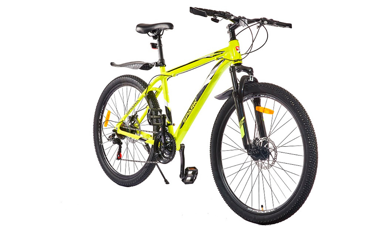 Фотография Велосипед SPARK HUNTER 27,5" 2021, размер L, желтый